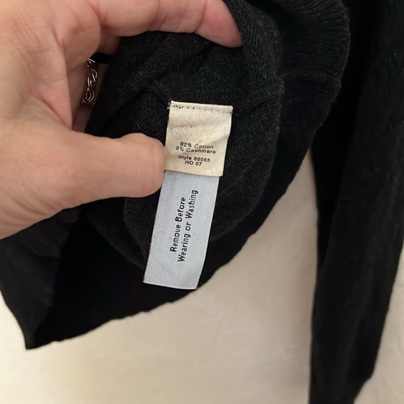 J Crew L cashmere blend v neck sweater - Picture 5 of 5